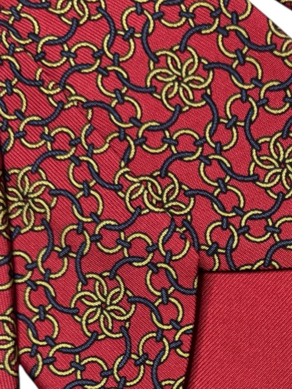 HERMÈS silk tie